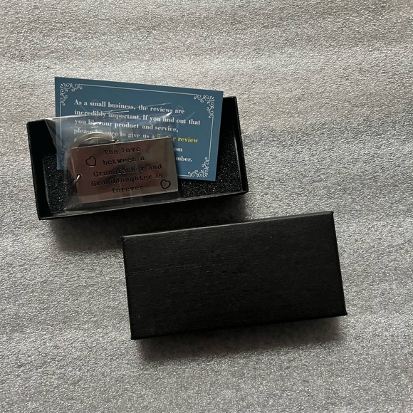 Grandpa Gift from Granddaughter - Stainless Steel Keychain Jewelry - Picture 5 of 7